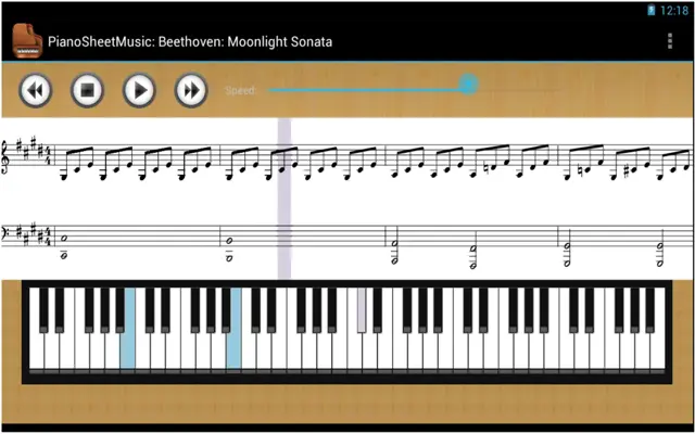 PianoSheetMusic android App screenshot 1